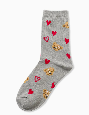 Heart Socks (Prepack of 6)