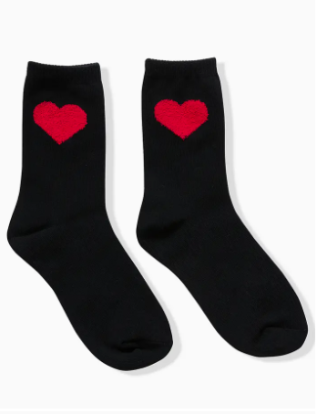 Heart Socks (Prepack of 6)